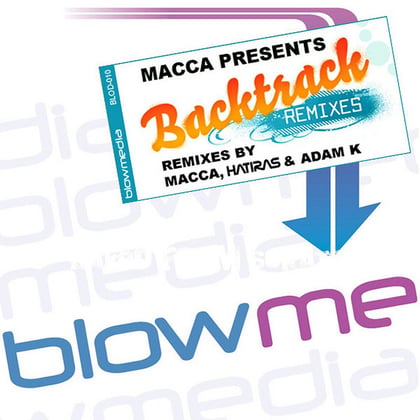 Backtrack Remixes album by Macca - Drum and Bass Cover Art
