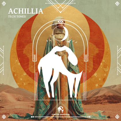 Achillia album by Tengu, Tech Tones & Cafe De Anatolia - Drum and Bass Cover Art