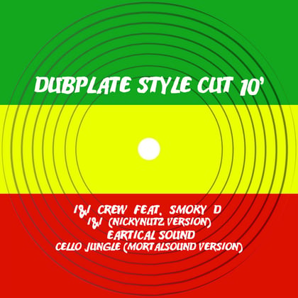Dubplate Style Cut 10' album by Nickynutz - Drum and Bass Cover Art