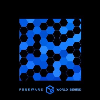 World Behind album by Funkware - Drum and Bass Cover Art