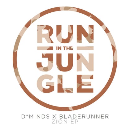 Zion EP album by FFF, D*Minds & Bladerunner - Drum and Bass Cover Art