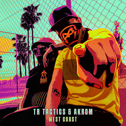West Coast album by TR Tactics & Akrom - Drum and Bass Cover Art