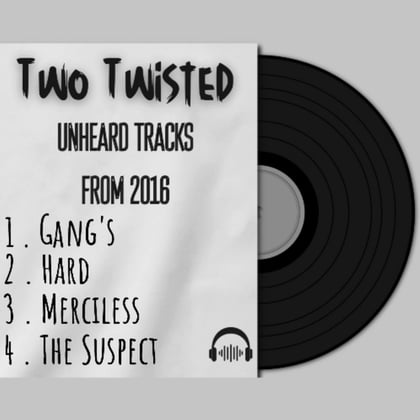 Unheard Tracks From 2016 album by Two Twisted - Drum and Bass Cover Art