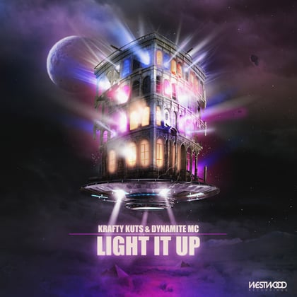 Light It Up album by Dynamite MC - Drum and Bass Cover Art