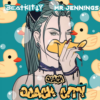 Quack City album by Beat Kitty - Drum and Bass Cover Art
