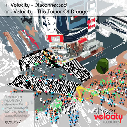 Disconnected / The Tower Of Druaga album by Velocity - Drum and Bass Cover Art