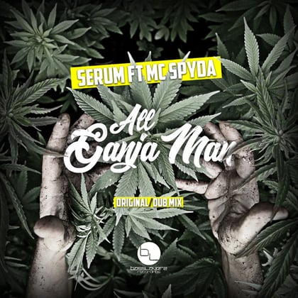 All Ganja Man album by Serum & MC Spyda - Drum and Bass Cover Art