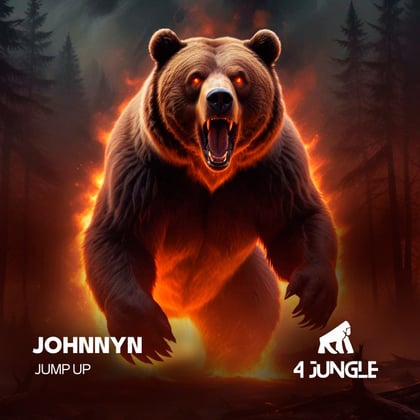 Jump Up album by Johnnyn - Drum and Bass Cover Art