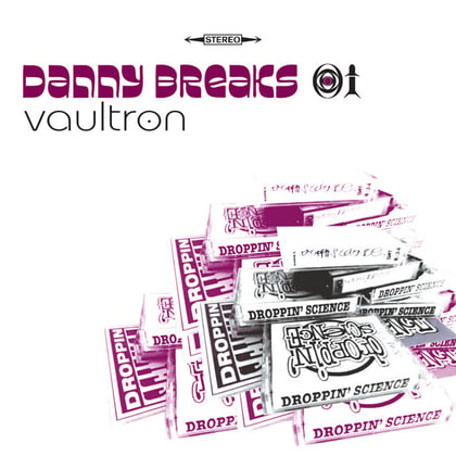 Vaultron album by Danny Breaks - Drum and Bass Cover Art