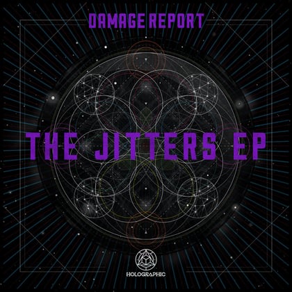 The Jitters album by Damage Report - Drum and Bass Cover Art