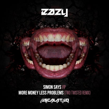 Simon Says VIP album by Eazy & Two Twisted - Drum and Bass Cover Art