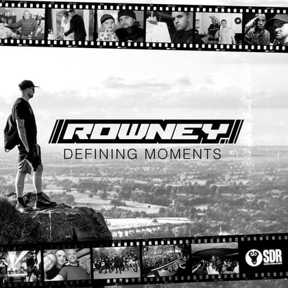 Defining Moments LP album by Rowney - Drum and Bass Cover Art
