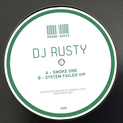 Smoke One / System Failed VIP album by DJ Rusty - Drum and Bass Cover Art