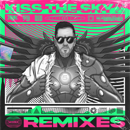 Kiss The Sky (Remixes) album by FFF, Crissy Criss, Bladerunner & Defectiøn - Drum and Bass Cover Art