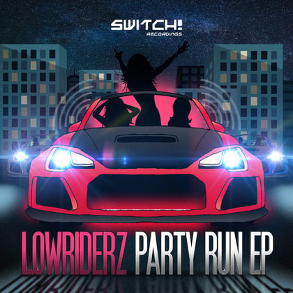 Party Run album by Lowriderz - Drum and Bass Cover Art