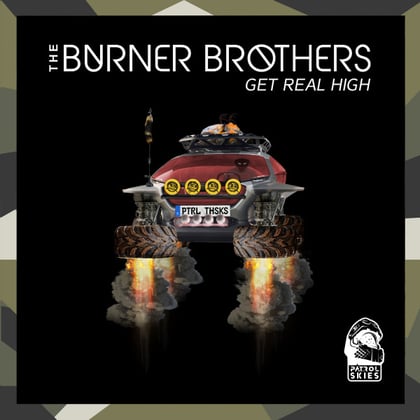 Get Real High album by The Burner Brothers - Drum and Bass Cover Art