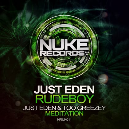 Rudeboy / Meditation album by Just Eden & Too Greezey - Drum and Bass Cover Art