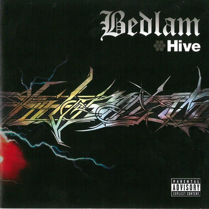Bedlam album by Hive - Drum and Bass Cover Art