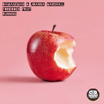Forbidden fruit / Running album by Damageman & Joanna Marshall - Drum and Bass Cover Art