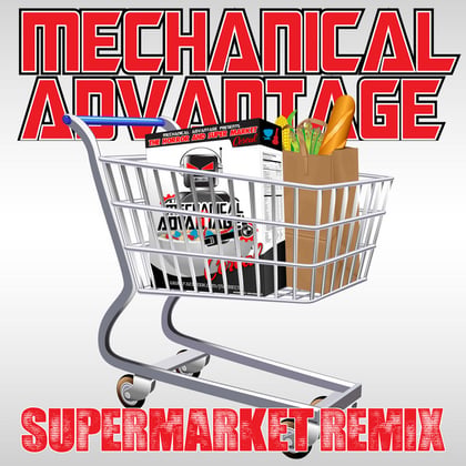 Super Market / MAD Face album by Aliman - Drum and Bass Cover Art
