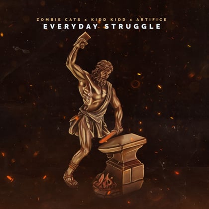 Everyday Struggle album by Zombie Cats - Drum and Bass Cover Art