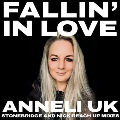 Fallin' in Love album by Nick Reach Up & Anneli UK - Drum and Bass Cover Art