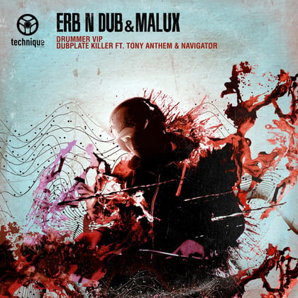 Drummer Vip / Dubplate Killer album by Erb n Dub & Malux - Drum and Bass Cover Art