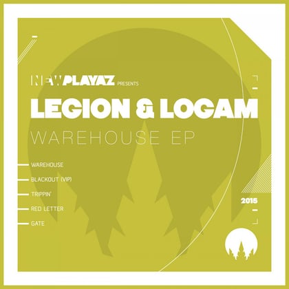 Warehouse EP album by Legion, Logam & NC-17 - Drum and Bass Cover Art