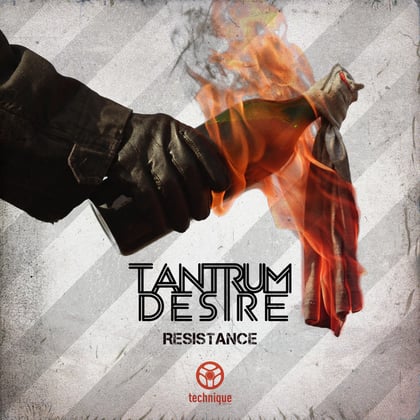 Resistance album by Tantrum Desire - Drum and Bass Cover Art
