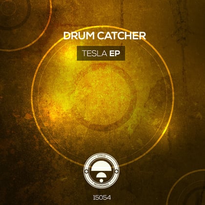 Tesla EP album by Drumcatcher - Drum and Bass Cover Art