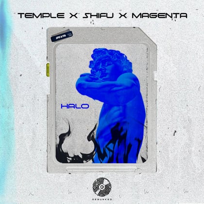 Halo album by Magenta, Temple & Shifu - Drum and Bass Cover Art