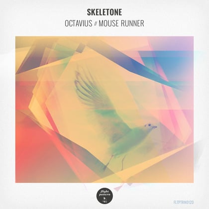 Octavius / Mouse Runner album by Skeletone - Drum and Bass Cover Art