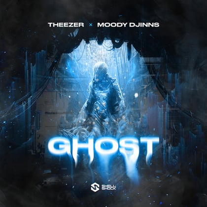 Ghost album by Theezer & Moody Djinns - Drum and Bass Cover Art