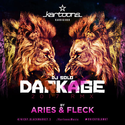 Darkage (Aries & Fleck 2017 Remix) album by Aries, Fleck & DJ Solo - Drum and Bass Cover Art