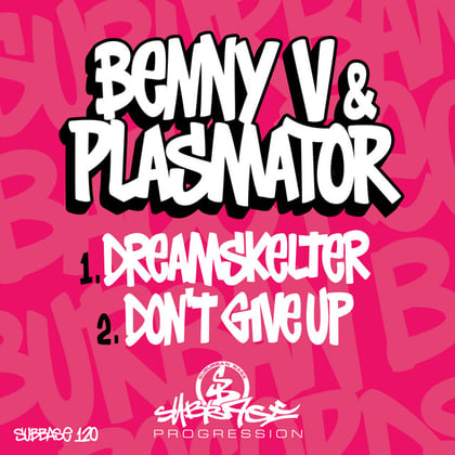 Dreamskelter album by Benny V & Plasmator - Drum and Bass Cover Art