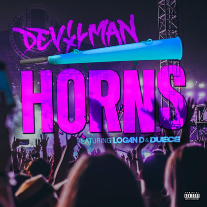 Horns album by Logan D & Duece - Drum and Bass Cover Art