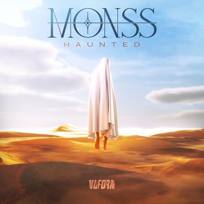 Haunted album by MONSS - Drum and Bass Cover Art