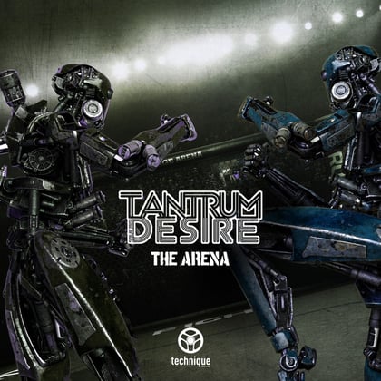 The Arena album by Tantrum Desire - Drum and Bass Cover Art