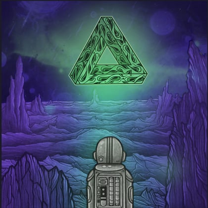 Astronauts album by Moekel - Drum and Bass Cover Art