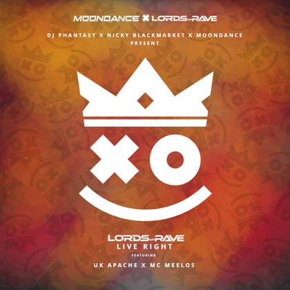 Live Right album by DJ Phantasy, Nicky Blackmarket & Uk Apache - Drum and Bass Cover Art