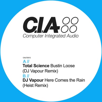 Bustin Loose (DJ Vapour Remix) / Here Comes the Rain (Heist Remix) album by Total Science & DJ Vapour - Drum and Bass Cover Art