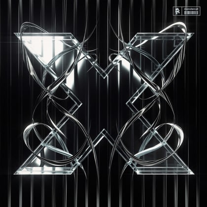 The X Saga album by MUZZ - Drum and Bass Cover Art