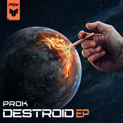 Destroid EP album by Prdk - Drum and Bass Cover Art
