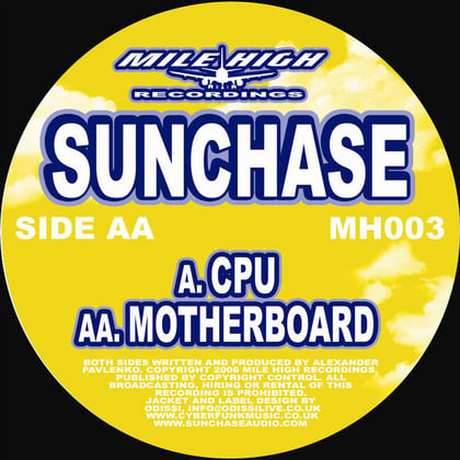 CPU EP album by Sunchase - Drum and Bass Cover Art