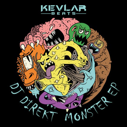 MONSTer E.P. album by DJ Direkt - Drum and Bass Cover Art