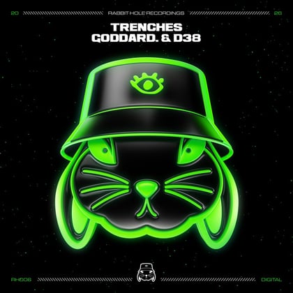 Trenches album by goddard. & D38 - Drum and Bass Cover Art