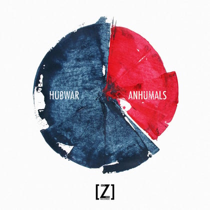 Anhumals album by Hubwar - Drum and Bass Cover Art