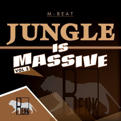 Jungle is Massive, Vol. 2 album by M-Beat - Drum and Bass Cover Art