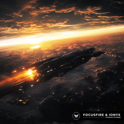 Starship album by Focusfire - Drum and Bass Cover Art