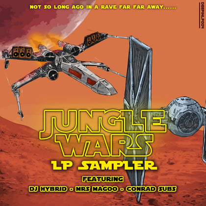 Jungle Wars: Episode V - LP Sampler album by Mrs Magoo, DJ Hybrid & Conrad Subs - Drum and Bass Cover Art